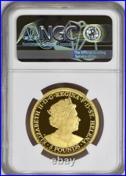 2021 Gold Proof Una and the Lion, St Helena, East India Mint NGC PF70 Ultra Cam