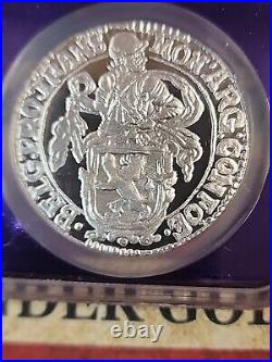 2021 Lion Dollar Royal Dutch Mint. 9999 1 oz Silver NGC PF 69 ULTRA CAMEO PURPLE