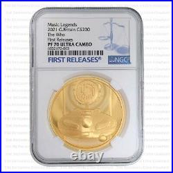 2021 Music Legends THE WHO Gold Proof Two Ounce 2oz NGC PF70 First Release
