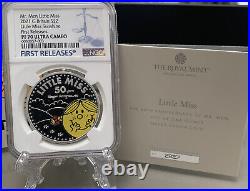 2021 NGC Graded PF70 UC Little Miss Sunshine 1oz Silver Proof Coin Royal Mint