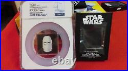 2021 Niue Disney's Star Wars Snowtrooper. 999 Silver Coin NGC PR70 proof rare