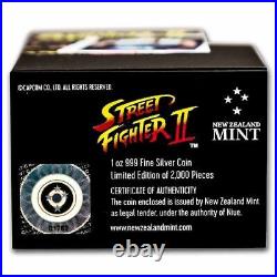 2021 Niue Street Fighter II 1 oz Silver Colorized Coin NGC PF 70 UCAM