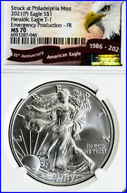 2021-(P) American Silver Eagle Struck at Philadelphia Mint Emergency Productio