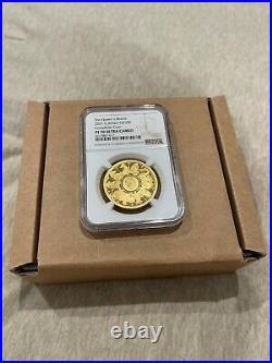 2021 PF70 Queen's Beasts Completer Gold Proof 1 oz £100 Coin Royal Mint NGC