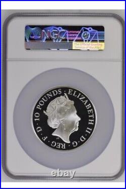 2021 Royal Mint 5oz £10 Silver Proof Britannia Ngc Pf70 Ultra Cameo