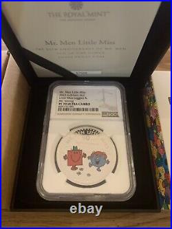2021 Royal Mint Mr Men Little Miss Giggles Mr Strong Silver Proof £2 NGC PF70UC