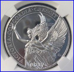 2021 St. Helena Queen's Virtues Victory 1 oz Silver Coin NGC PF 70 UCAM