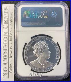 2021 St. Helena Queen's Virtues Victory 1 oz Silver Coin NGC PF 70 UCAM