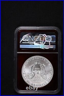 2021 (s) Silver Eagle T-1 Mercanti San Francisco Emergency Issue Ngc Ms70