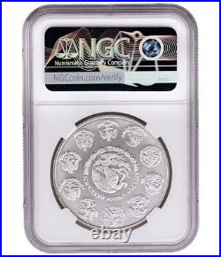 2022 1 Onza 999 Fine Silver Mexican Libertad NGC MS70 Stunning Coin