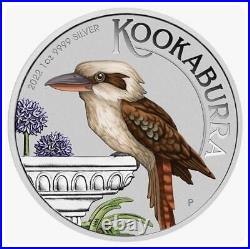 2022 Australia Berlin Show Kookaburra 1oz Silver Colorized Coin NGC MS 70