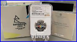 2022 Commonwealth Games Silver Proof 50p NGC Graded PF69 UC Royal Mint