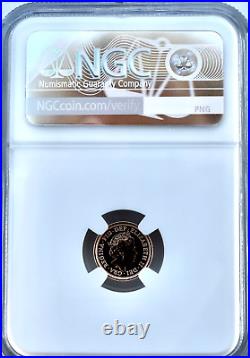 2022 Gold 1/4 Sovereign Quarter NGC MS69 DPL Britain Royal Mint