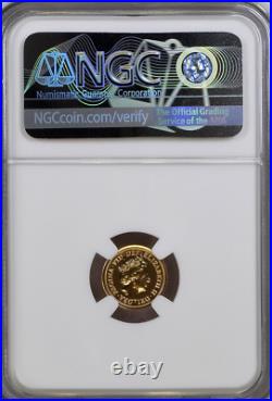 2022 Gold 1/4 Sovereign Quarter NGC MS70 DPL Britain Royal Mint