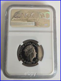2022 Royal Mint 50p Coin Ngc P70 Ultra Cameo Commonwealth Games Birmingham