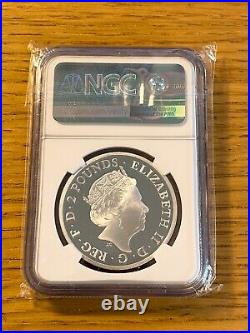 2022 Tudor Beasts Seymour Panther 1oz Silver Proof Royal Mint NGC Graded PF70