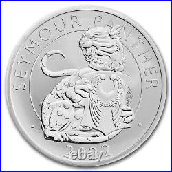 2022 UK £2 1oz Silver Tudor Beasts Seymour Panther REVERSE PROOF coin NGC RP69