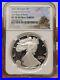 2022 W NGC PF70 FIRST DAY OF ISSUE Silver Eagle Congratulations Iwo Jima %%%