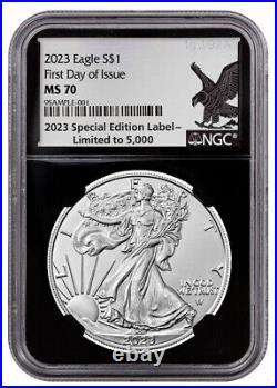2023 1oz American Silver Eagle Struck at West Point NGC MS70 FDI BC