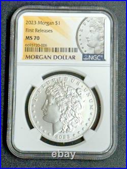 2023 NGC MS70 MORGAN Silver Dollar Coin First Releases FR $1 Uncirculated GEM