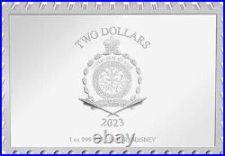 2023 Niue disney 100th Stamp Cinderella 1 oz Silver Coin NGC PF 70 UCAM