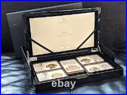 2023 UK ROYAL MINT SILVER PROOF 5 COIN SET FIRST KING CHARLES III Graded NGC PF