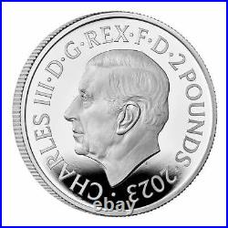 2023 United Kingdom King Arthur 1oz Silver Coin NGC Mint Error PF 69 UCAM