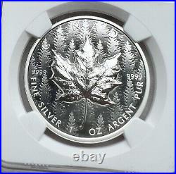 2024 Canada $20 1oz Silver Maple Leaf Pulsating Forest UHR NGC PF70 FDOI Signed