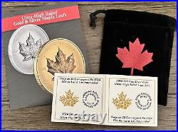 2024 Canada $20 1oz Silver Maple Leaf Pulsating Forest UHR NGC PF70 FDOI Signed