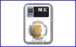 2024 Canada Peace Dollar UHR 1oz Silver Gilt Proof $1 Coin NGC PF70 UC FR