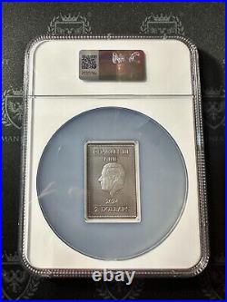 2024 NIue Spiderman Villans 1 oz Silver Proof Sandman NGC MS70 1st release