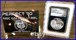 2024 Niue $1 Alien Encounter 1 oz Silver Coin NGC PF70 Galaxy Label Low Pop 90