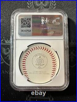 2024 Niue 1 oz Proof Silver Colored Major League Baseball NGC PF70 1st Release