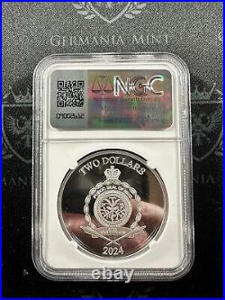 2024 Niue 1 oz Silver DC Villians Harley Quinn NGC PF70 Ultra Cameo 1st Release