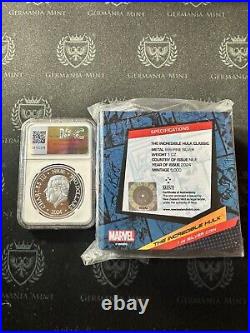 2024 Niue 1 oz Silver Proof Incredible Hulk NGC PF70 Ultra Cameo 1st Release