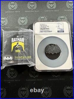 2024 Niue DC Comics Batman 1966 Batman 1oz Silver Coin NGC MS70 Antiqued FR