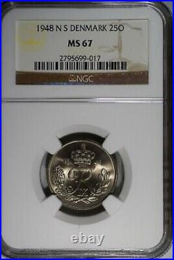 25 øre 1948 NGC MS67