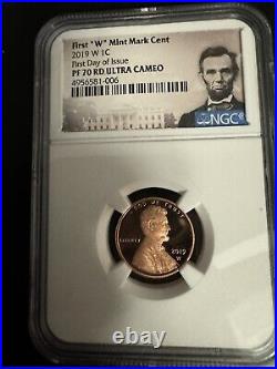 3 Coin First W 2019 Cent First Releases PR70 RD Ultra Cameo Free 2 Day Ship