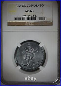 5 øre 1956 NGC MS63