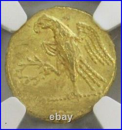 54 Bc. Gold Ancient Thracian / Scythian Stater Coson Coin Ngc Mint State 4/4