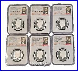 99.9% SILVER HALF DOLLAR & 2 SILVER QUARTERS SET (Lot of 3 Coins) PF 69 NGC