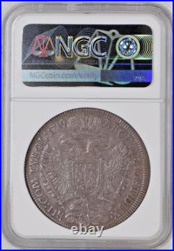 Austria 1719 Silver Coin Thaler Karl Charles VI Hall Mint NGC AU55