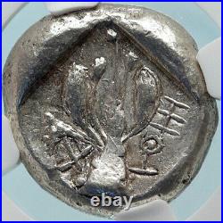CYPRUS Uncertain Mint RARE Authentic Ancient 500BC SIlver Greek Coin NGC i83836