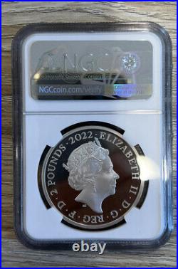 City Views London 2022 UK 1oz Silver Proof Coin NGC PF70 /w Box & Coa Low Mintag