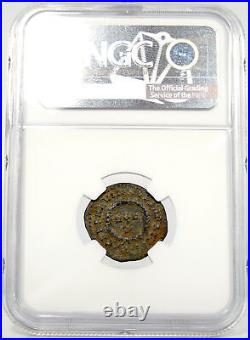 Constantine II son of the Great. NGC VF. Rome mint. Wreath. Roman Empire Coin