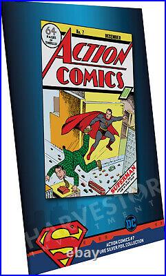 DC Comics Action Comics #7 Premium Silver Foil Cgc 10 Gem Mint First Releas