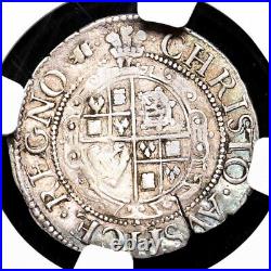 ENGLAND. Charles I. 1625-1649. Silver Groat, Aberystwyth mint, S-2893, NGC AU50