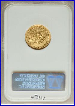 Gold Zecchino Venice Italy Penultimate Doge Paolo Renier 1779-89 NGC MS63 MINT