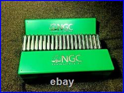 Green Mint Sealed Box Silver Eagle Set 1986-2016 NGC MS69. Shipped in green NG