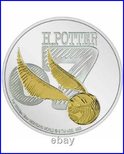 Harry Potter Golden Snitch 2022 Niue 1oz Silver $2 Coin NGC PF70 UC FR Box